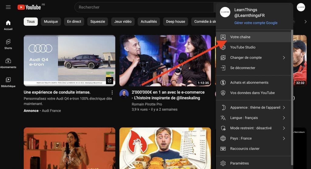 Apprendre Youtube: Notre guide complet pour maîtriser la plateforme 2 creer une chaine youtube