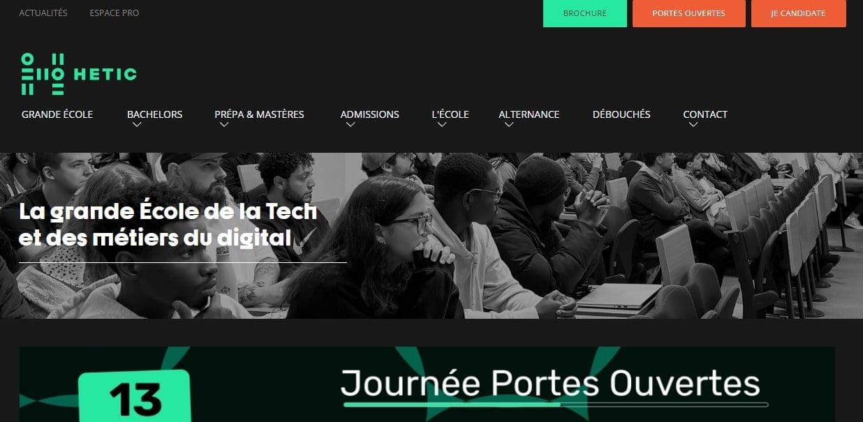 Hautes etudes des technologies de linformation et de la communication HETIC