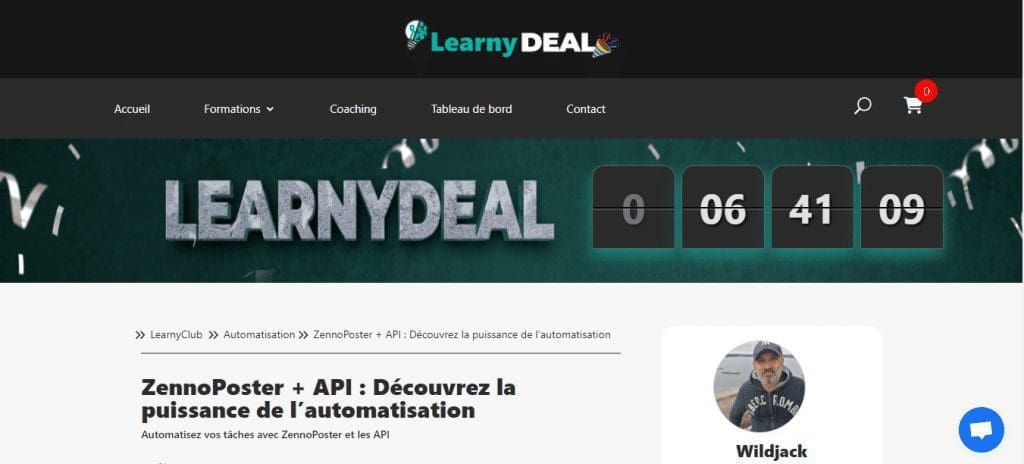 Les 4 meilleures formations ZennoPoster en 2026 1 LearnyClub Formations ZennoPoster