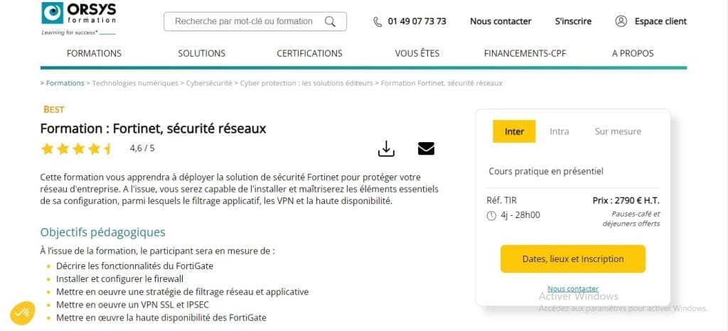 Les 5 Meilleures Formations Fortinet 3 Orsys Formations Fortinet