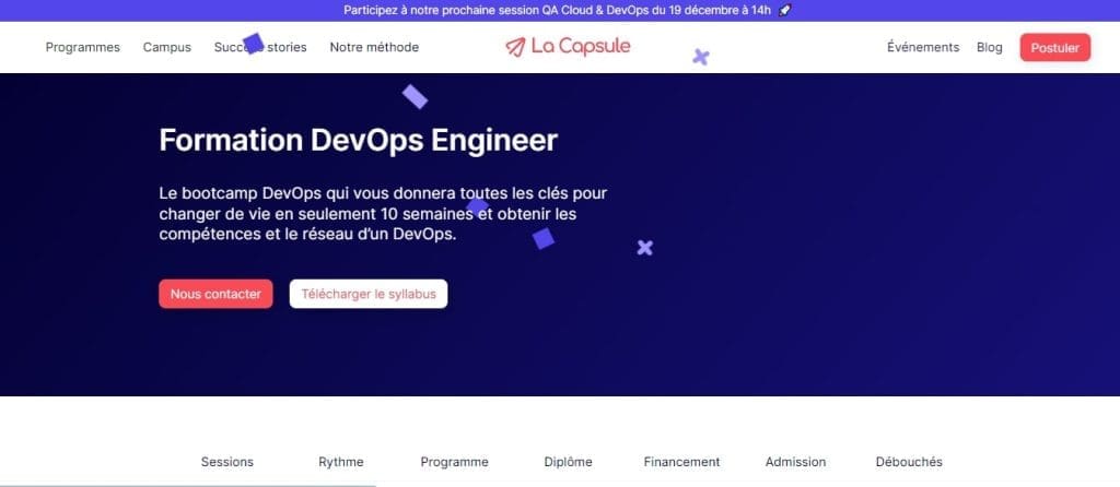 La Capsule Formations DevOps à Paris
