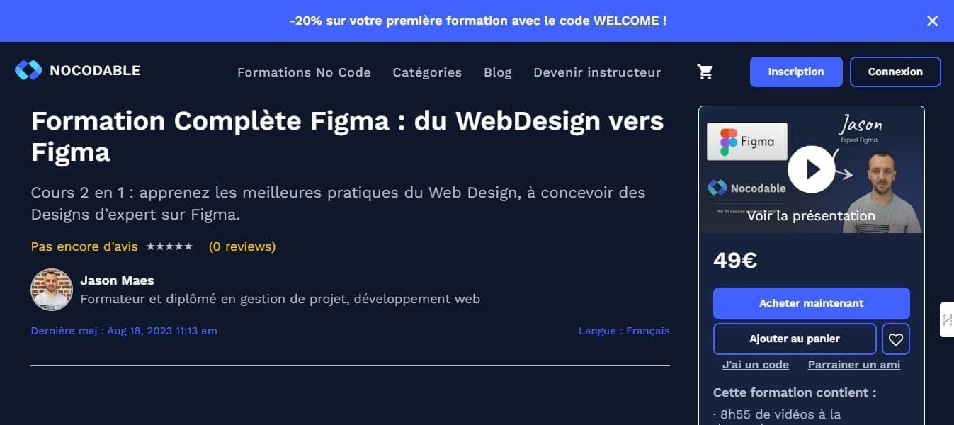 NoCodable Formations UX Design