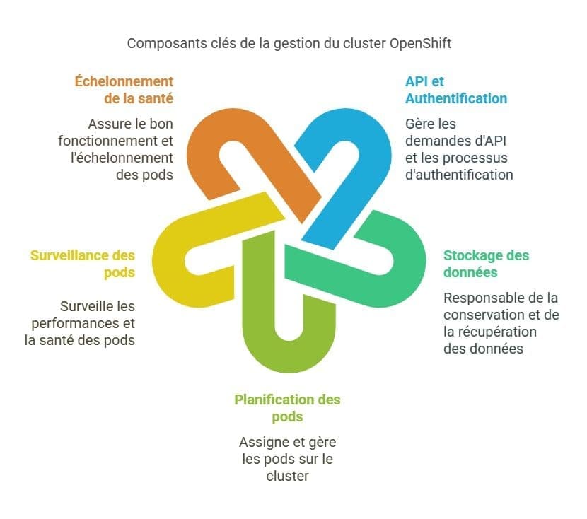 Composants cles de la gestion du cluster OpenShift