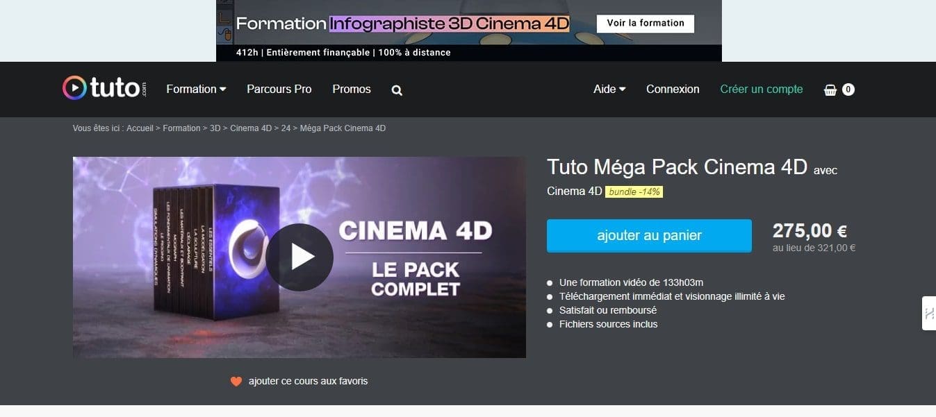 Tuto Formations Cinema 4D