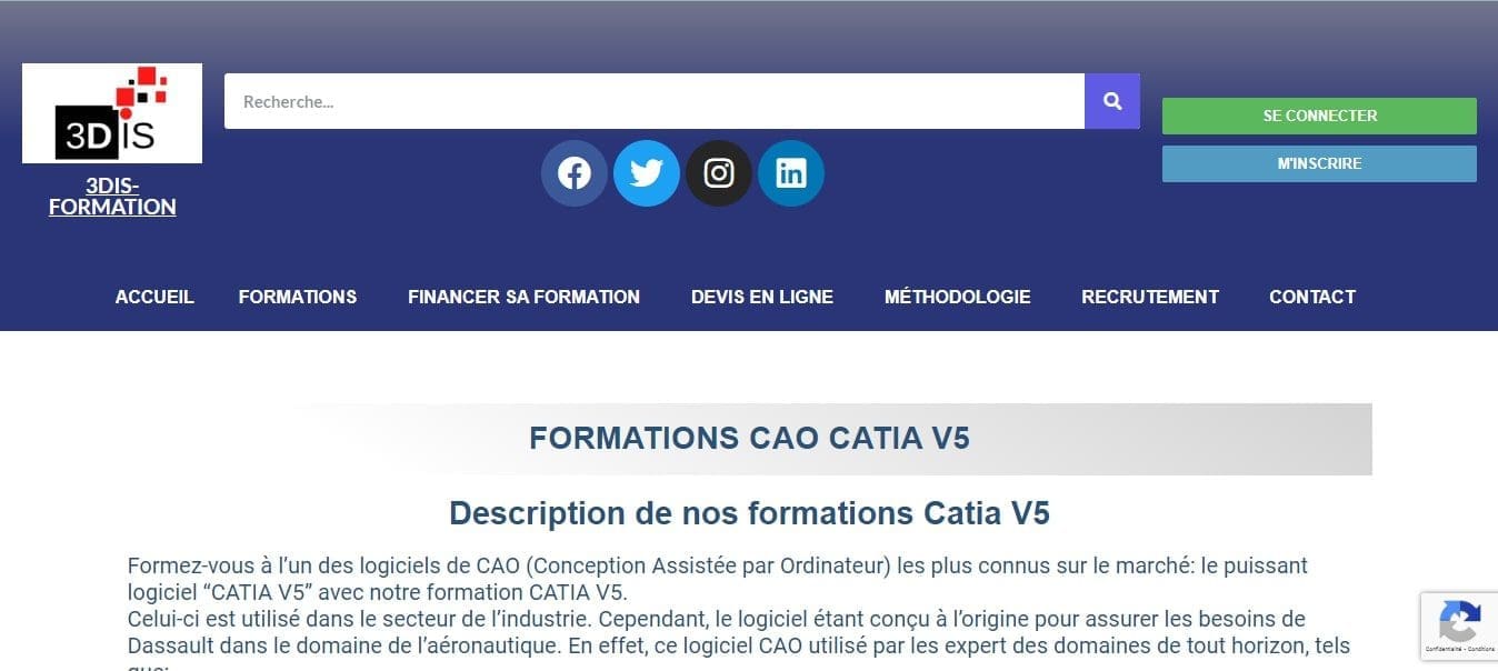 3DIS Formation Formations Catia