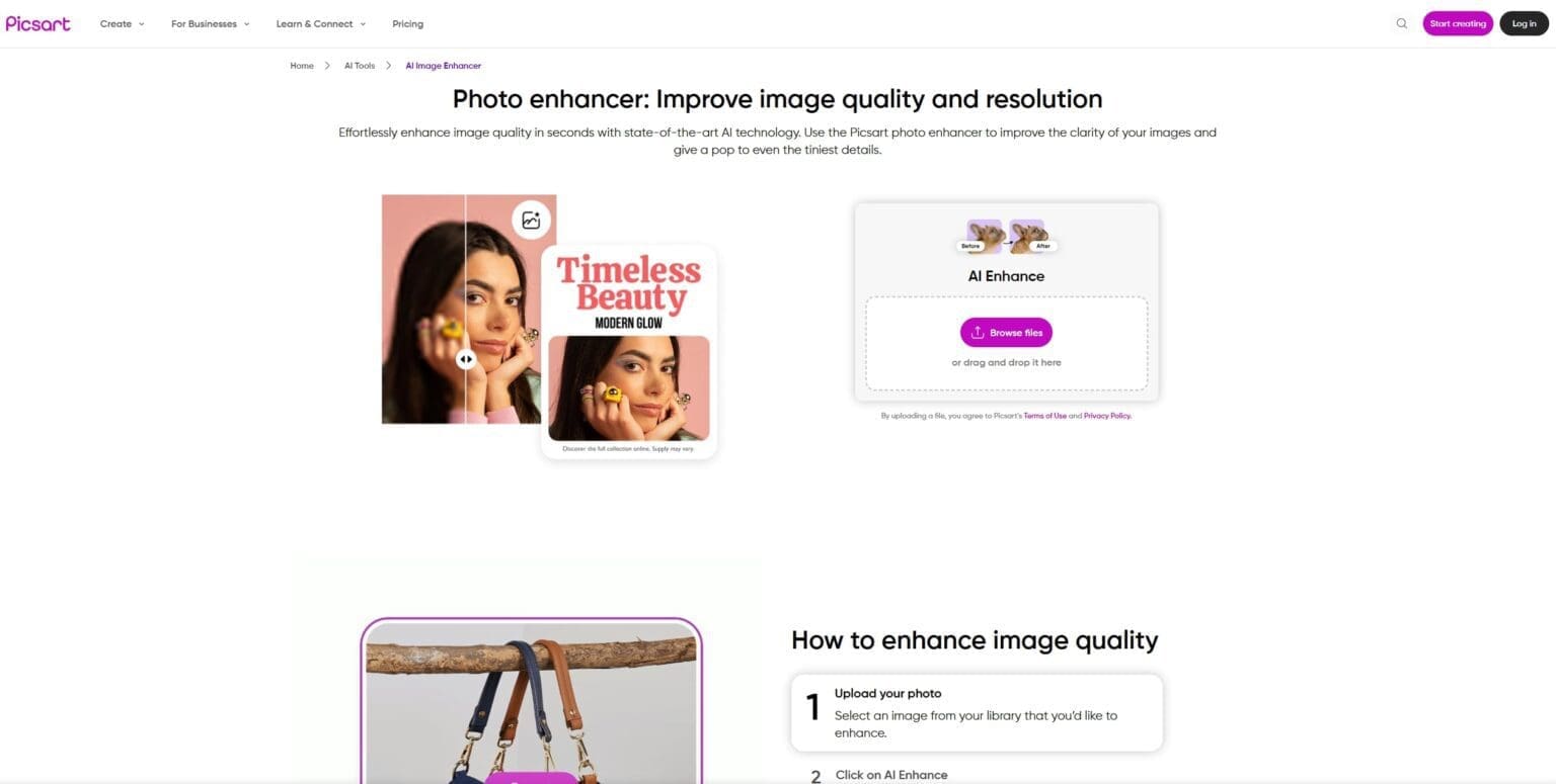 PicsArt AI Image Enhancer - Amélioration d'image simplifiée grâce à l'IA PicsArt AI Image Enhancer Amelioration dimage simplifiee grace a lIA