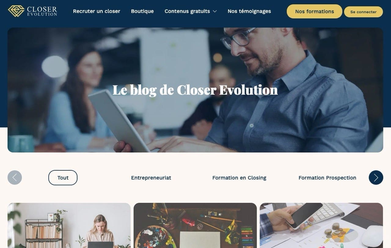 Le blog de Closer Evolution Grande
