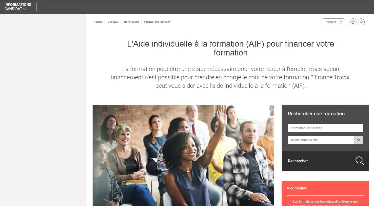 Quels sont les dispositifs pour financer votre formation en France ? 3 AIDES INDIVIDUELLES A LA FORMATION