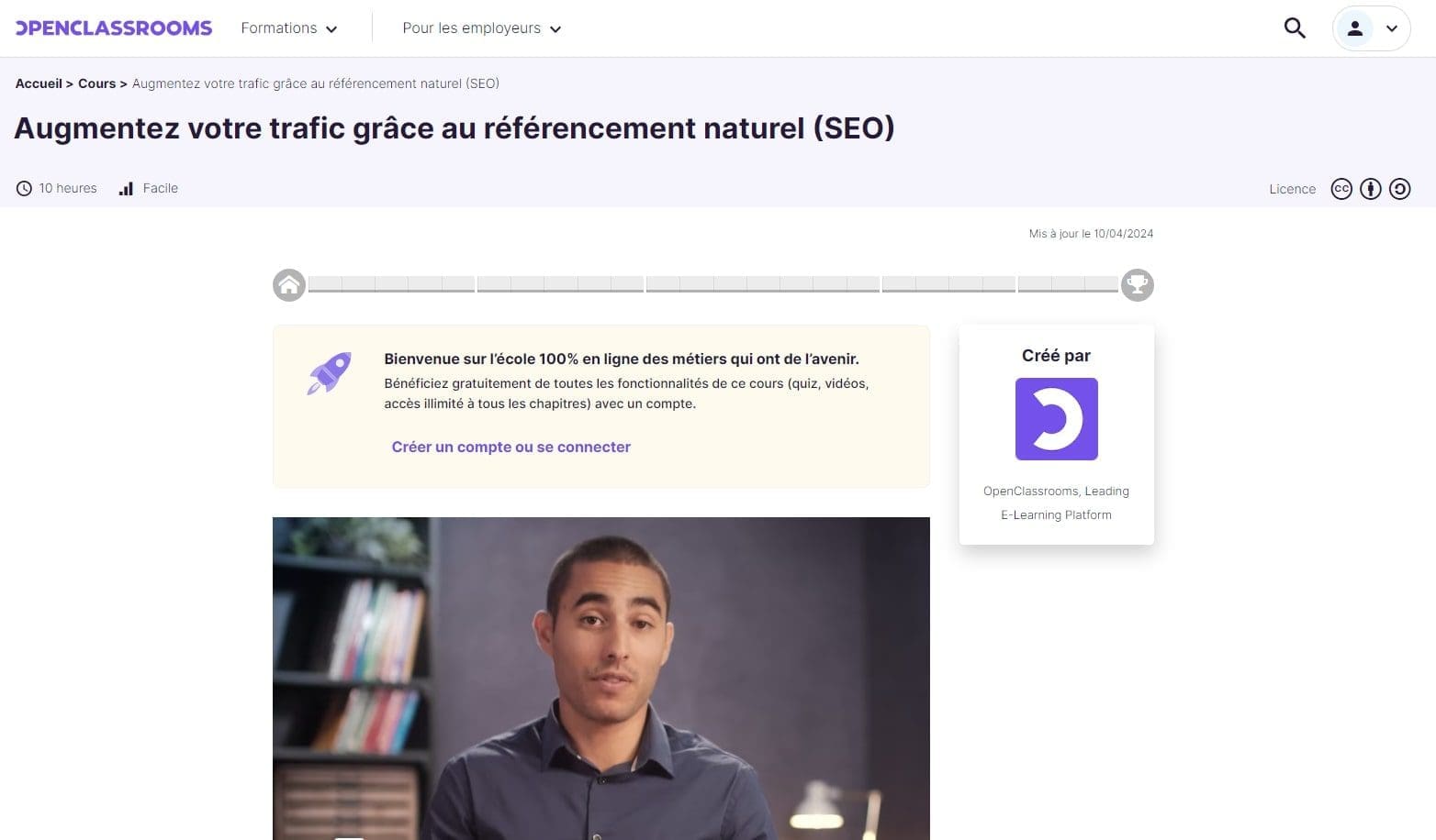 Augmentez votre trafic grace au referencement naturel SEO dOpenClassrooms