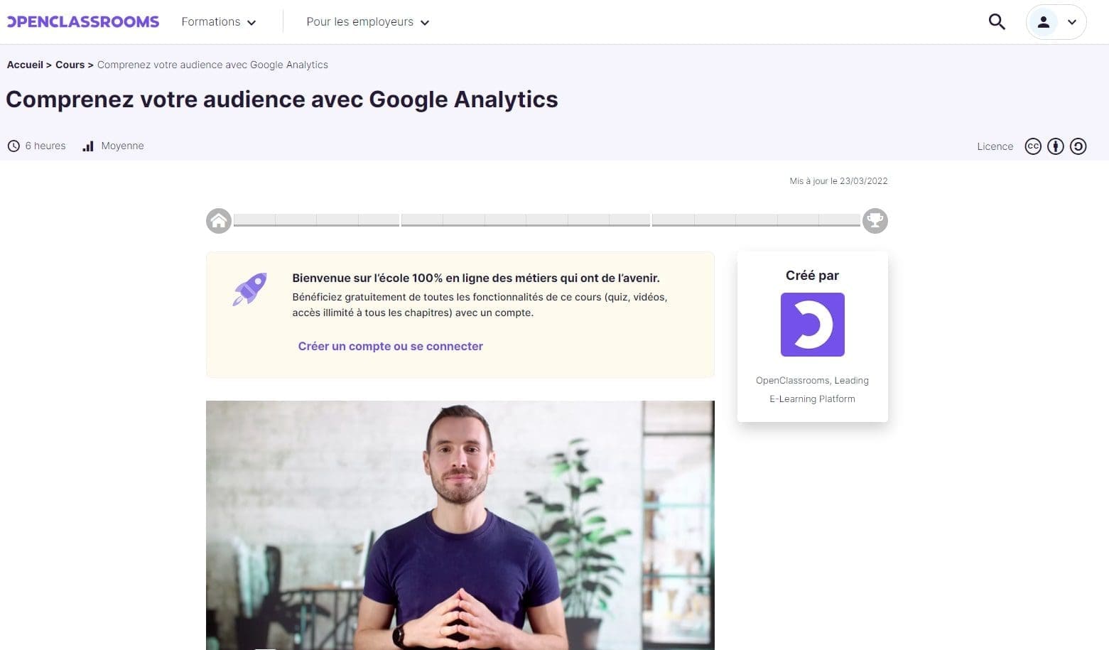 Comprenez votre audience avec Google Analytics dOpenClassrooms