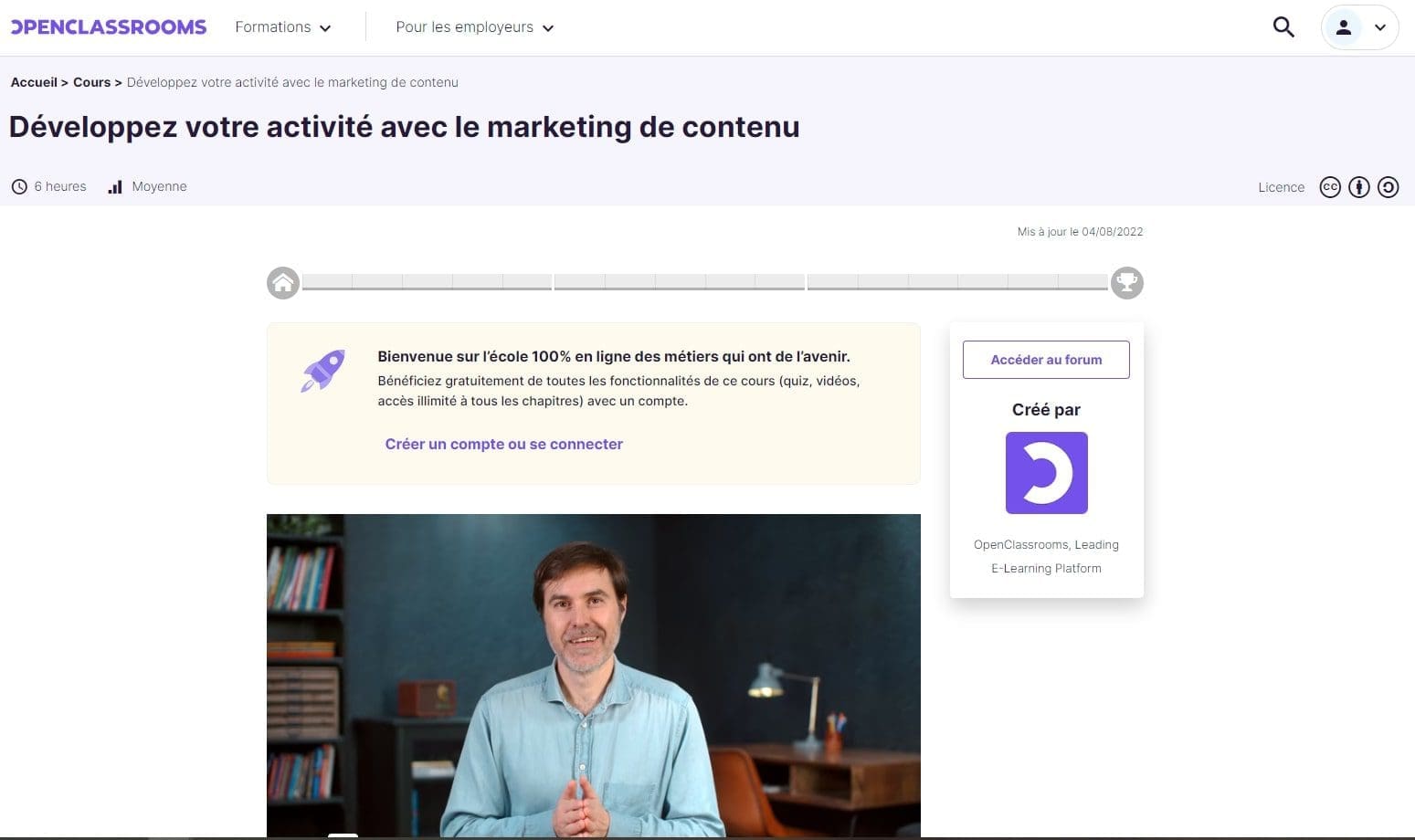 Developpez votre activite avec le marketing de contenu dOpenClassrooms