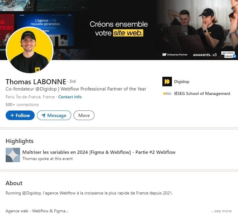 Qui sont les experts et influenceurs dans le No Code à suivre en France ? 5 Thomas Labonne