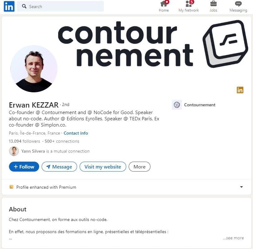 Qui sont les experts et influenceurs dans le No Code à suivre en France ? 17 Erwan Kezzar