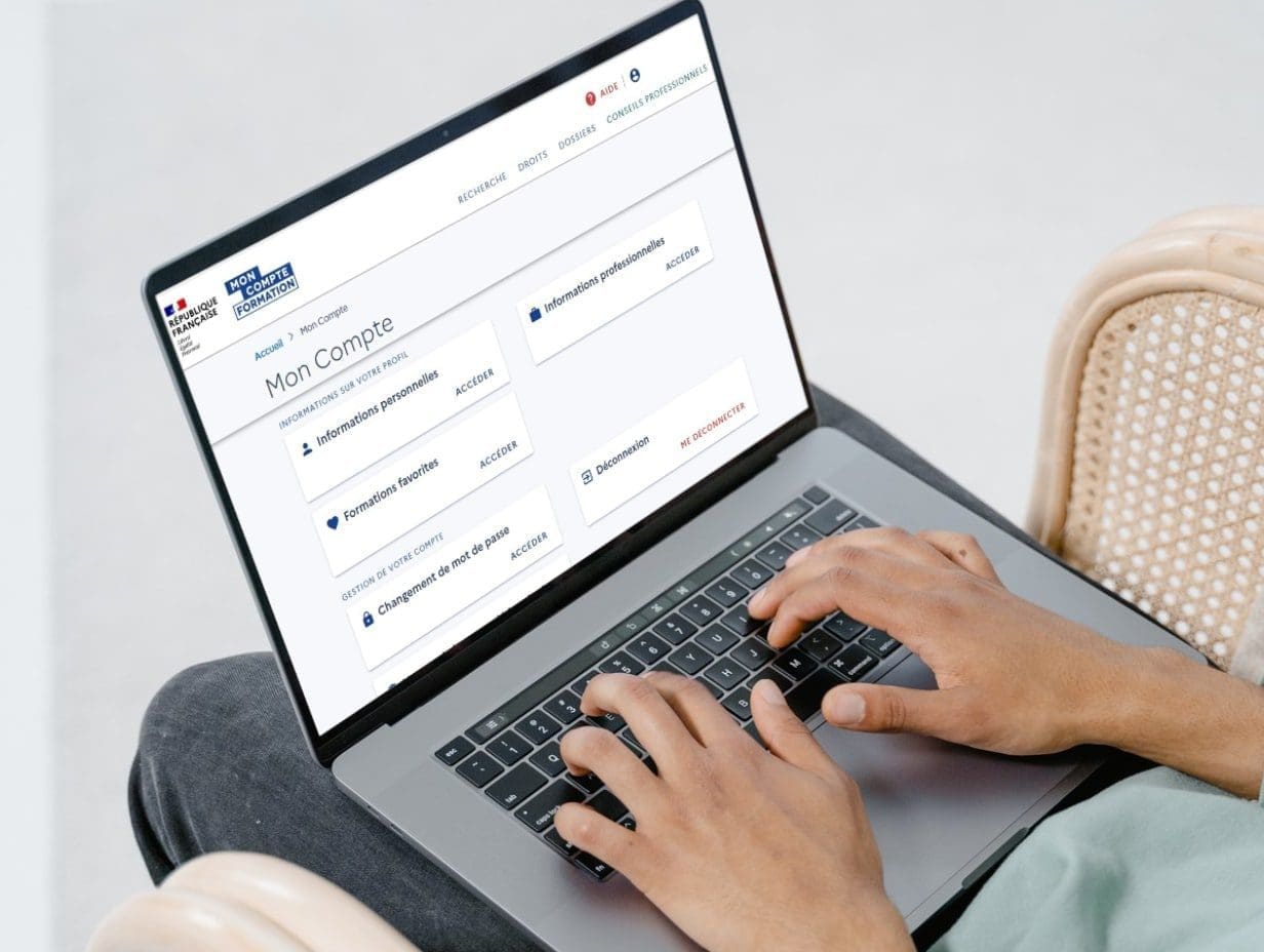 Guide pratique pour consulter votre compte CPF 3 METTRE A JOUR SES INFORMATIONS PERSONNELLES