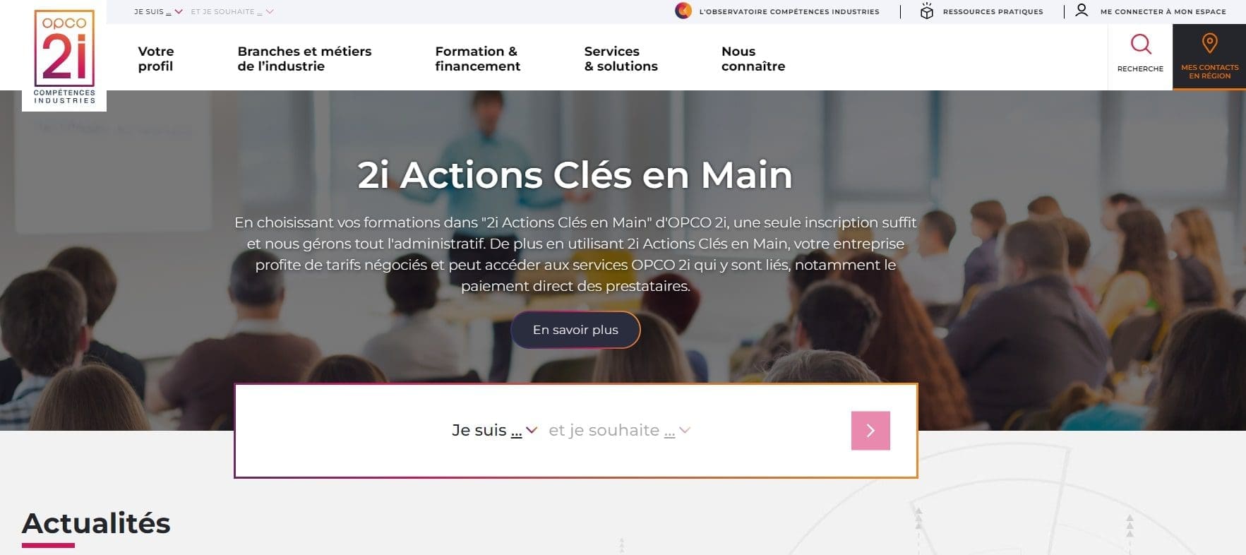 Comment se faire financer sa formation par l'OPCO 2I ? 1 OPCO 2I