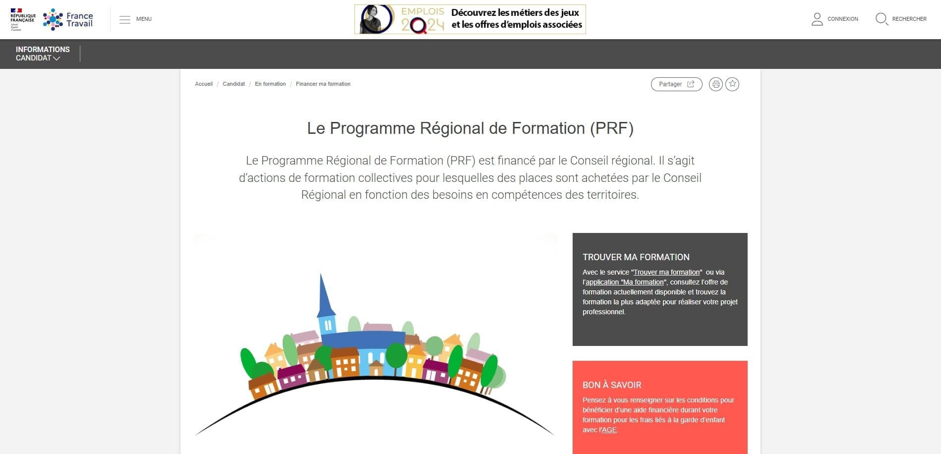 PROGRAMME REGIONAL DE FORMATION