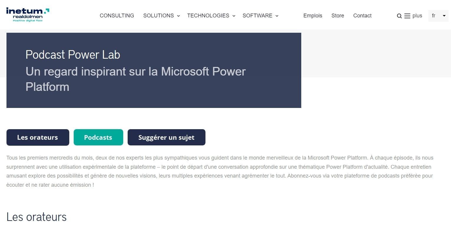 Quels podcasts pour apprendre sur Power BI ? 1 Power Lab