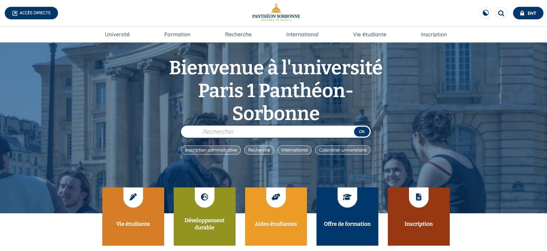 5 écoles pour se former en gestion de projet 5 UNIVERSITE PARIS 1 PANTHEON SORBONNE
