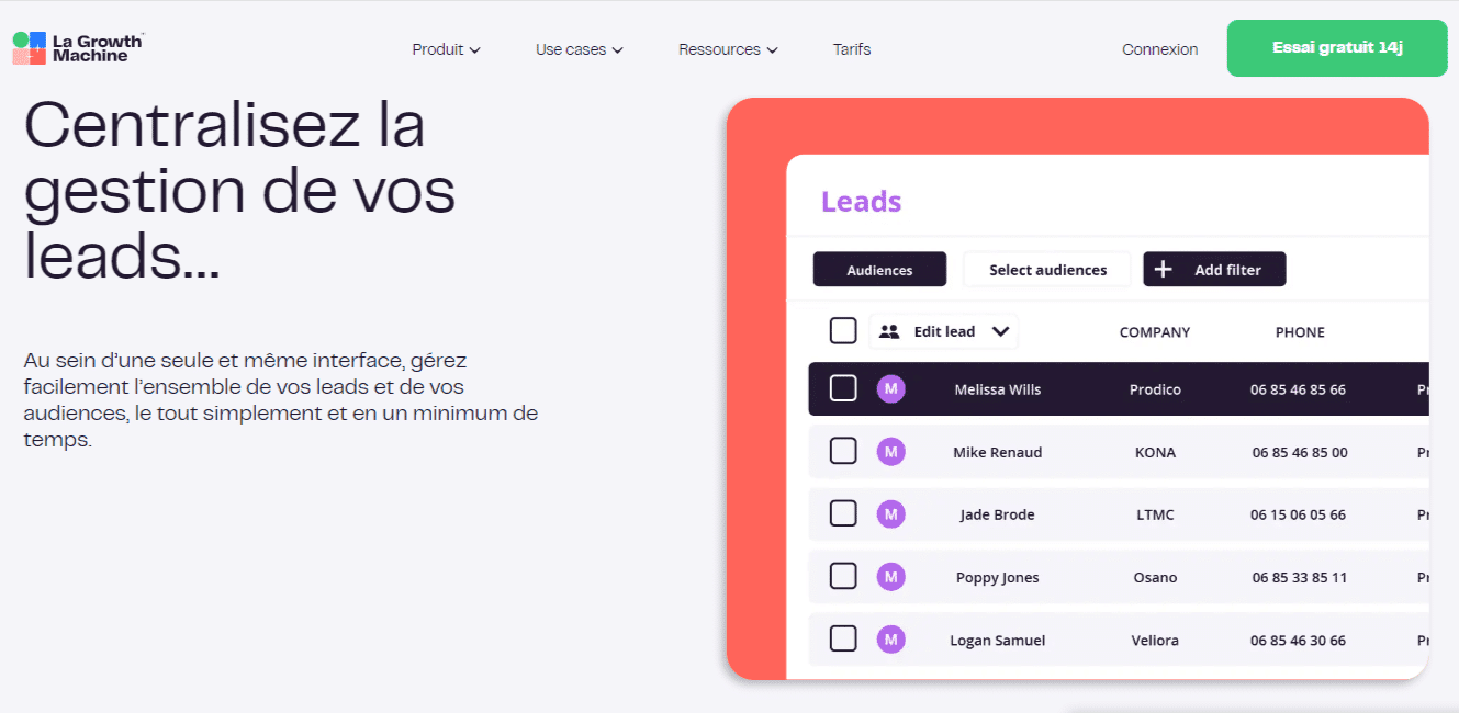 Gestion centralisee des conversations