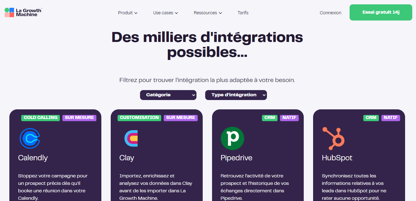 Integrations et API