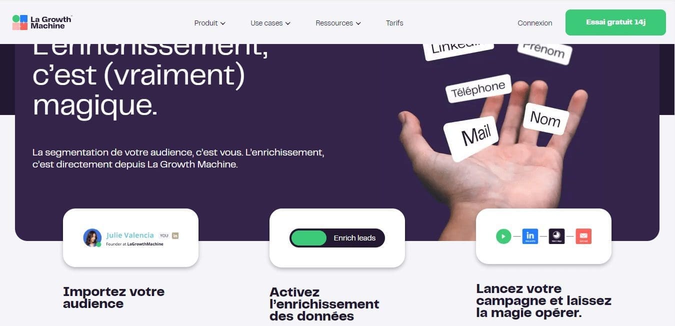 enrichissement de donnees