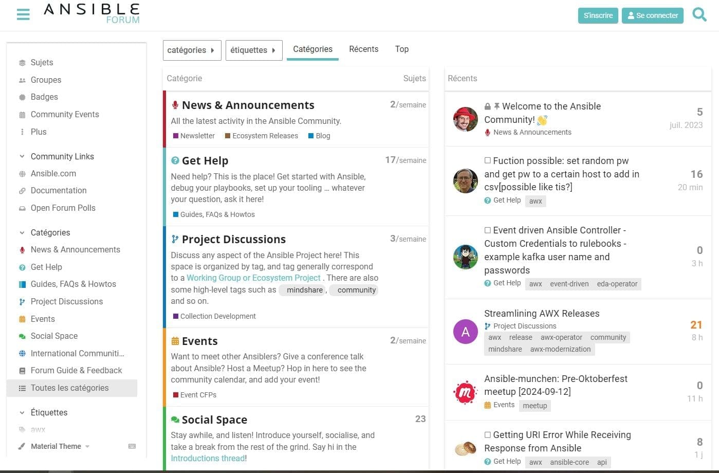 Ansible forum Une communaute active pour echanger et apprendre