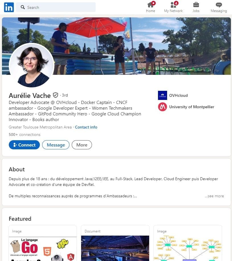 Qui sont les experts Kubernetes à suivre en France ? 1 Aurelie Vache