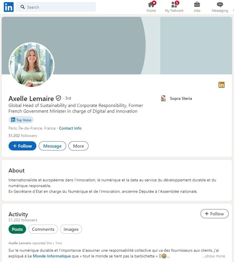 Qui sont les experts en informatique à suivre en France ? 7 Axelle Lemaire