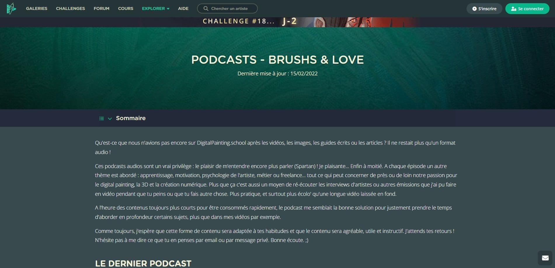 Quels podcasts pour apprendre la modélisation 3D ? 3 Brushs Love – Le podcast qui nourrit la passion des artistes numeriques