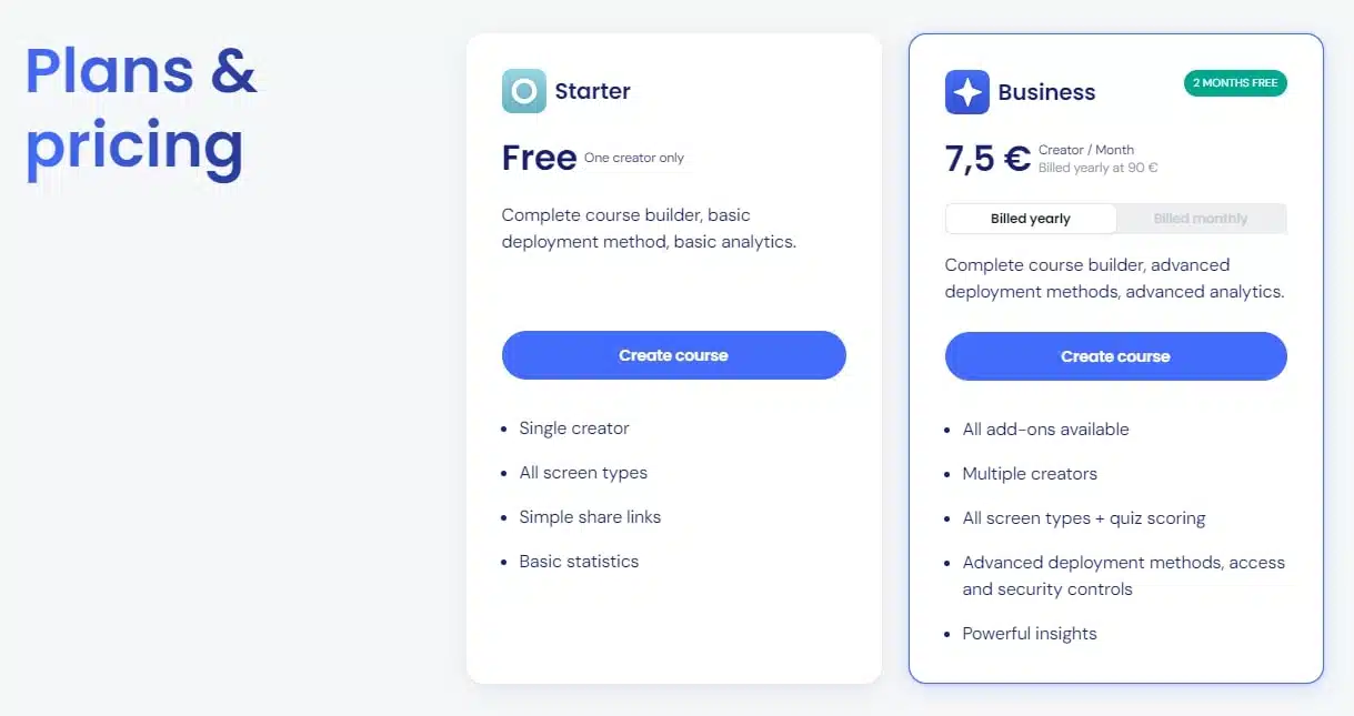 Coassemble La plateforme intuitive de creation de cours en ligne pour tous Tarifs