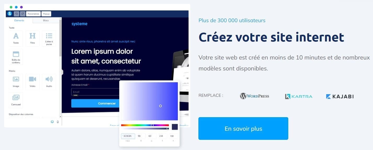 Creation de sites internet et pages de vente