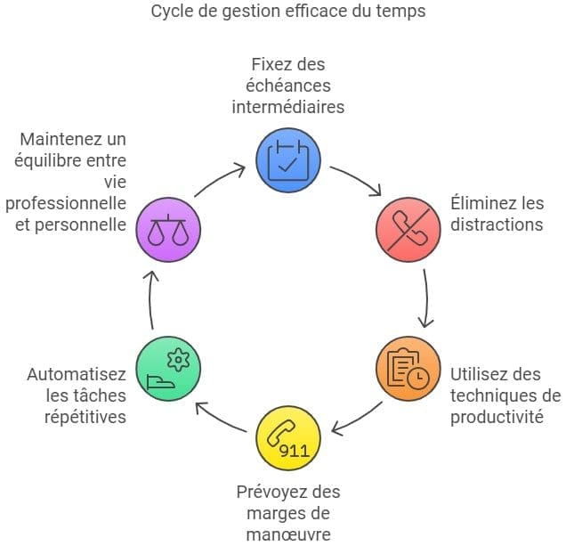 Quelles compétences sont utiles pour exceller sur Bubble ? 2 Cycle de gestion efficace du temps