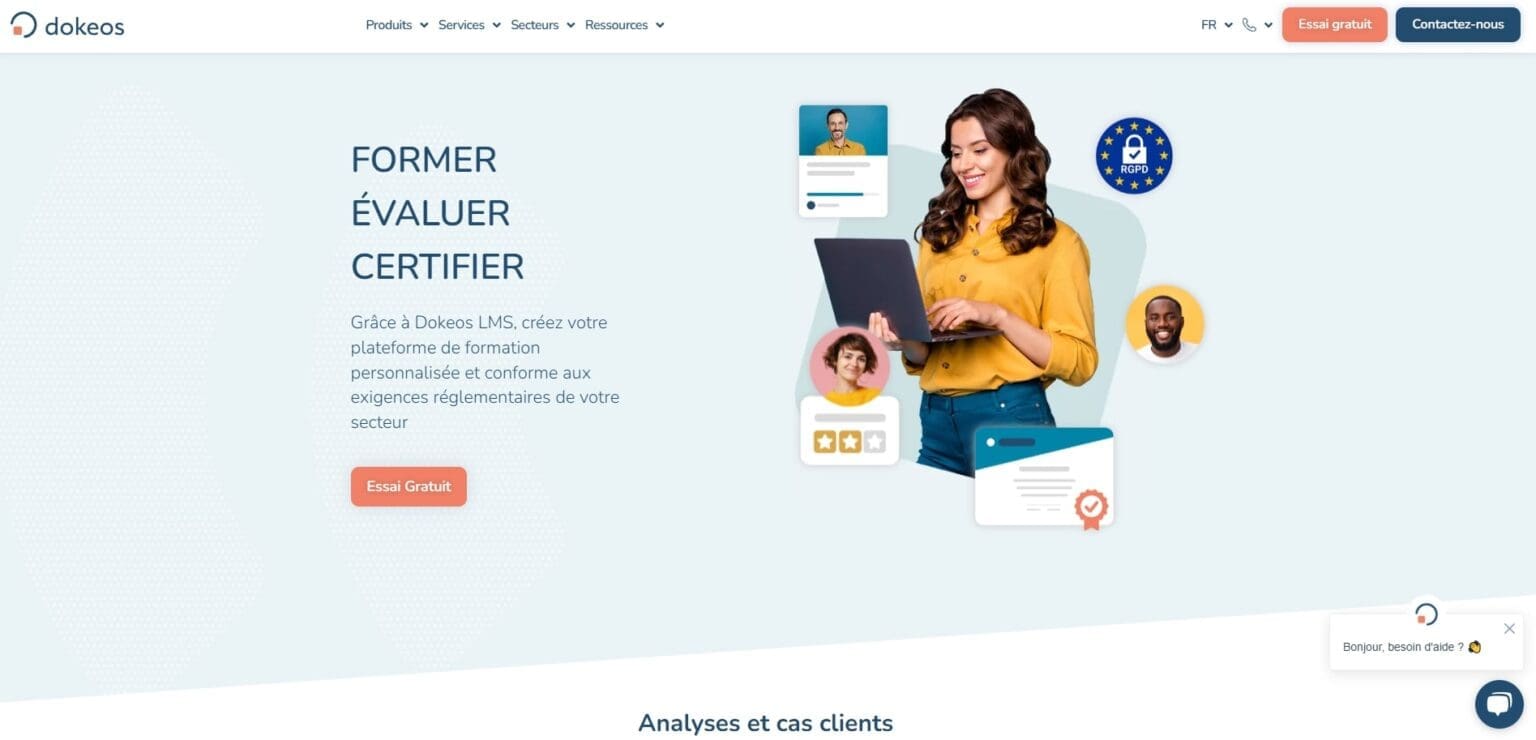 Dokeos La plateforme e-learning sur mesure pour former, évaluer et certifier Dokeos La plateforme e learning sur mesure pour former evaluer et certifier