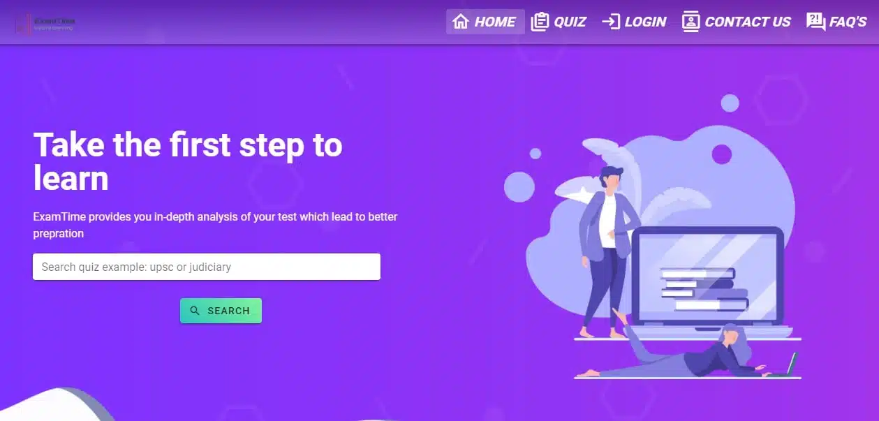 Examtime Une plateforme de quiz en ligne pour preparer efficacement les