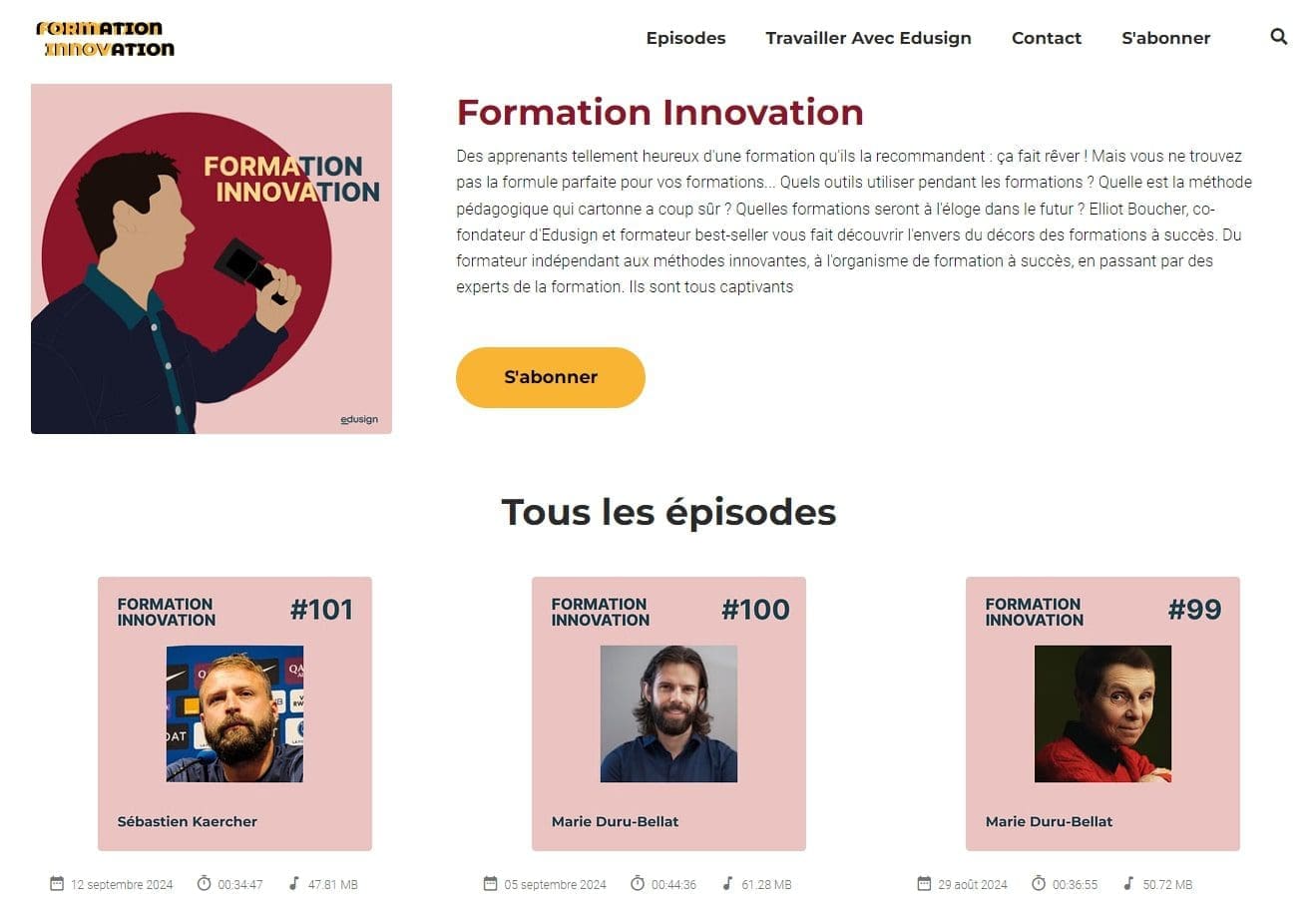 Quels podcasts pour se former à devenir formateur ? 3 Formation Innovation le podcast pour devenir un formateur a succes