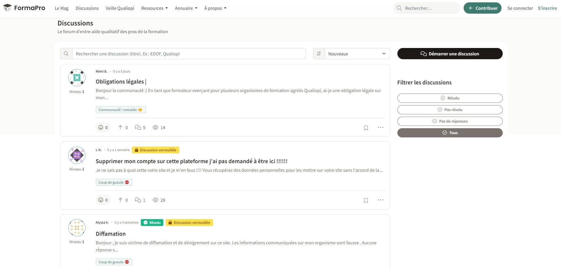5 Communautés à rejoindre pour mieux se former au métier de formateur 5 Forum des Pros de la formation Entraide qualitative