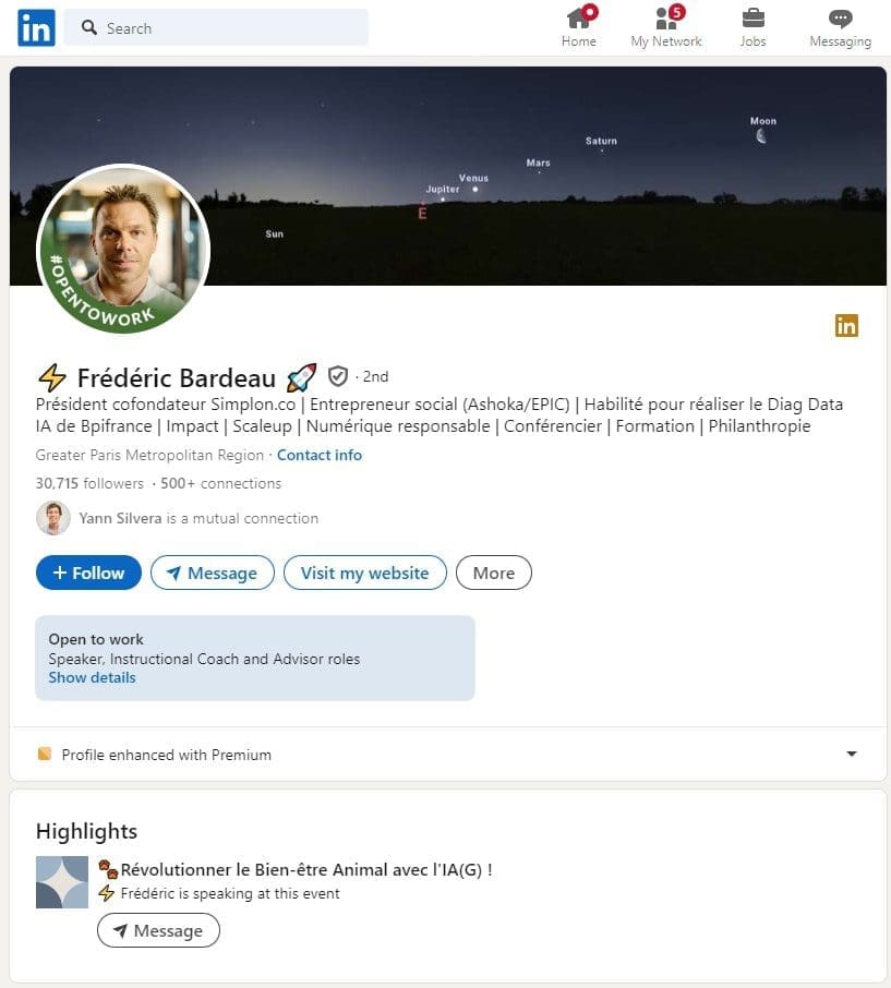 Qui sont les experts en informatique à suivre en France ? 8 Frederic Bardeau
