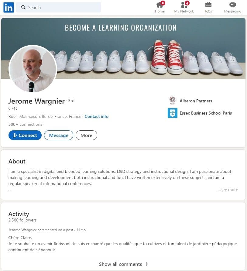 Qui sont les experts en formation de formateurs à suivre en France ? 4 Jerome Wargnier