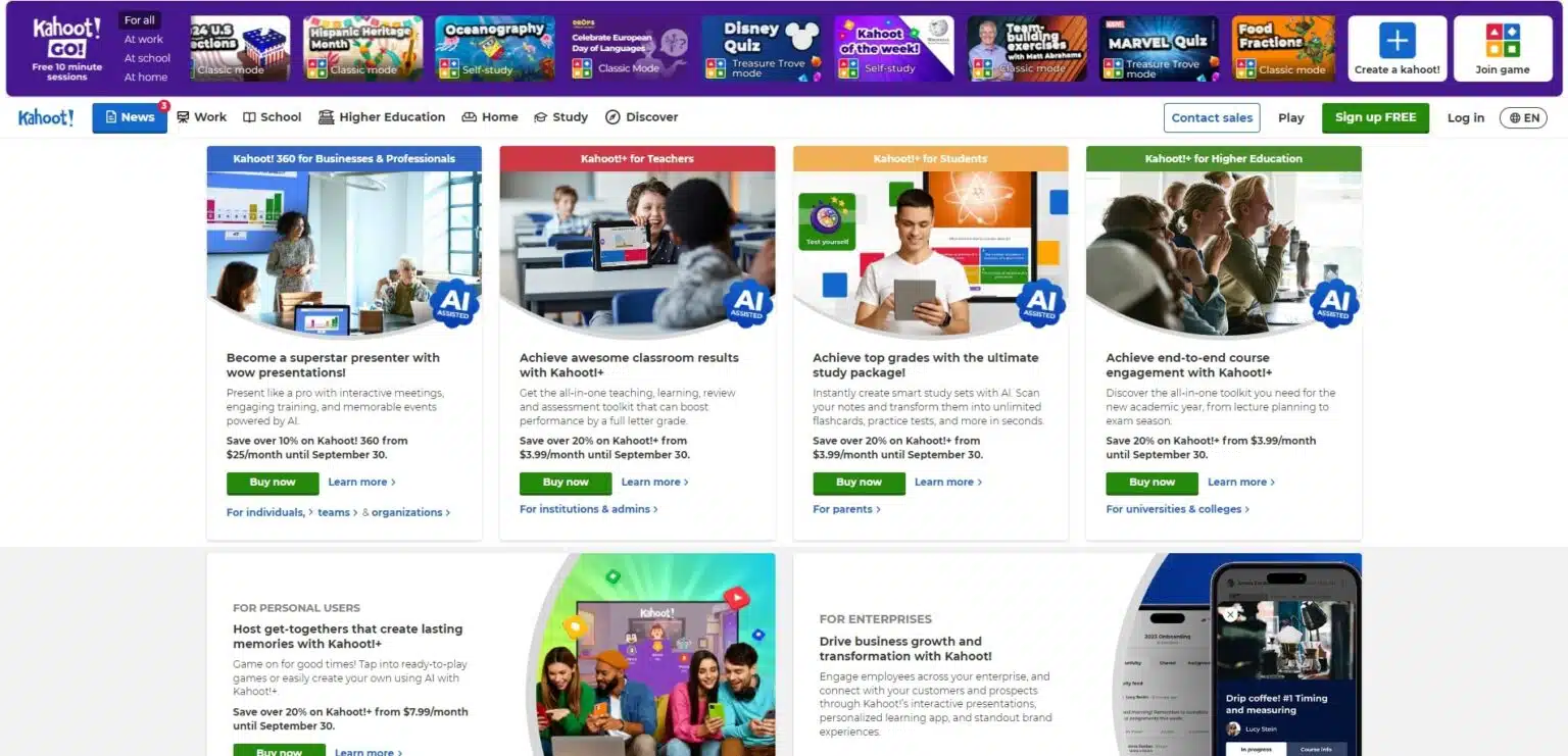 Kahoot La plateforme dapprentissage ludique par excellence