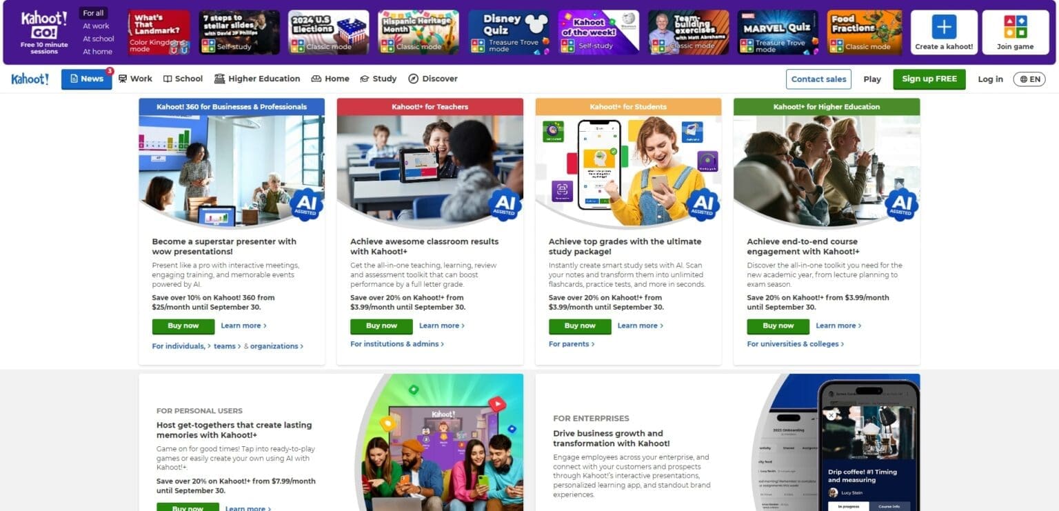 Kahoot Plateforme dapprentissage ludique basee sur des quiz interactifs