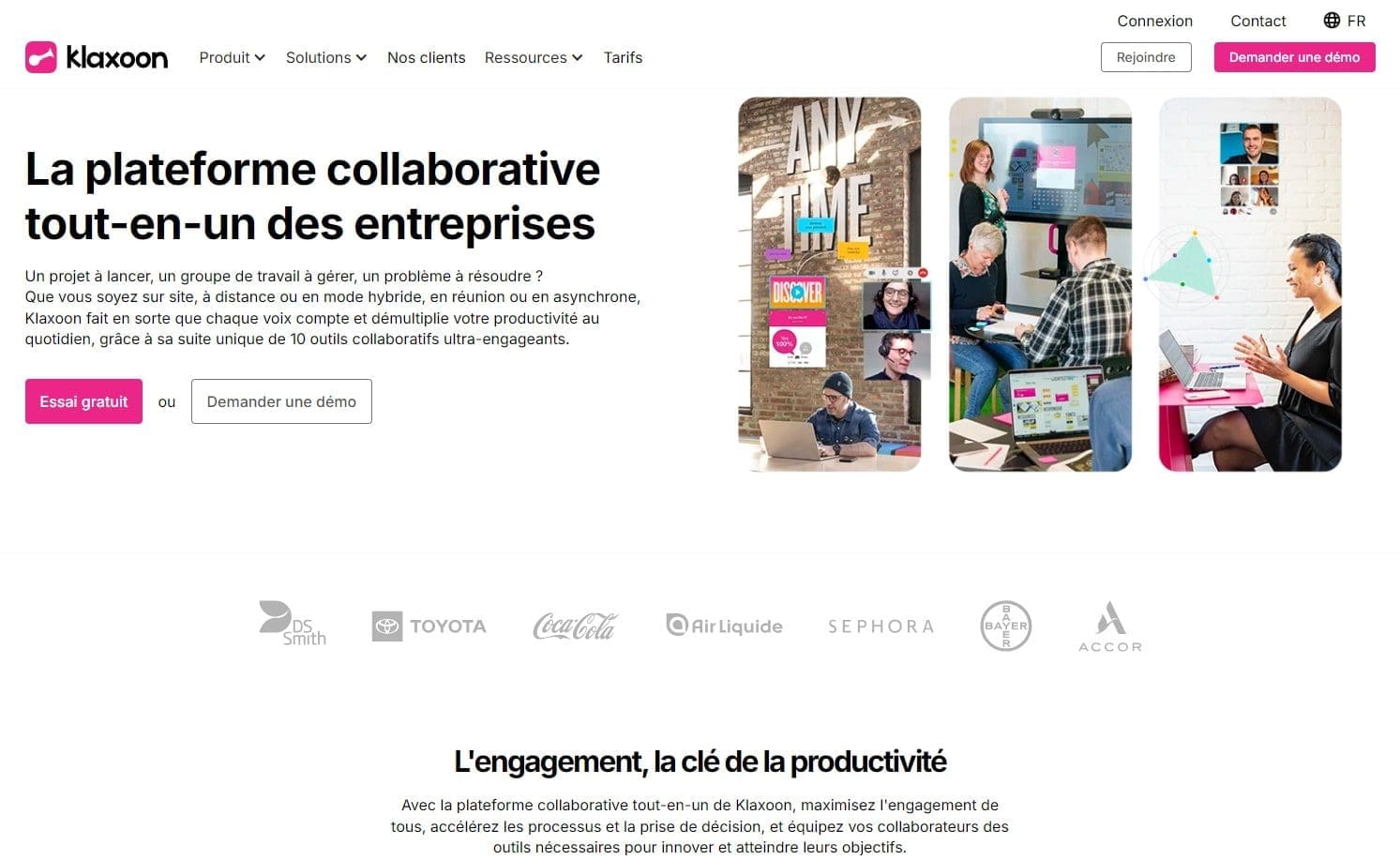 Klaxoon La plateforme collaborative tout-en-un pour des réunions productives et engageantes Klaxoon La plateforme collaborative tout en un pour des reunions productives et engageantes