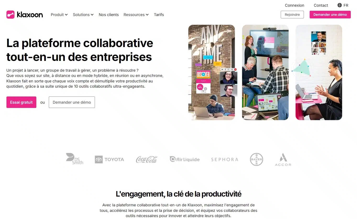 Klaxoon La plateforme collaborative tout en un pour des reunions productives et engageantes