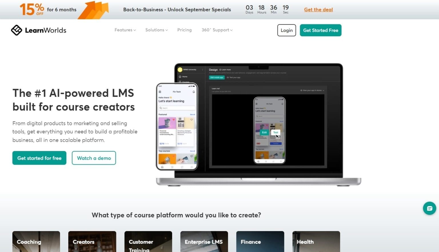 LearnWorlds La plateforme tout-en-un pour créer et vendre des formations en ligne LearnWorlds La plateforme tout en un pour creer et vendre des formations en ligne 1