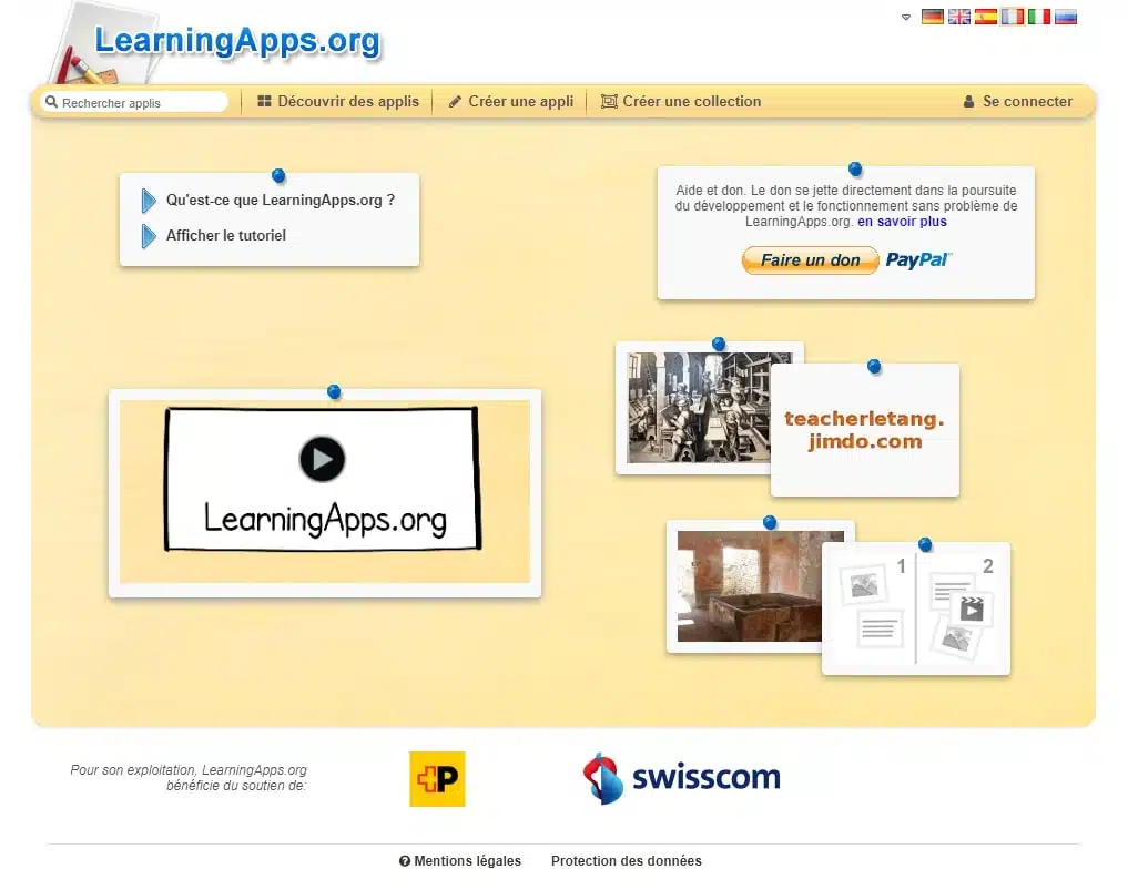 Learning App Un outil intuitif pour creer des activites pedagogiques interactives