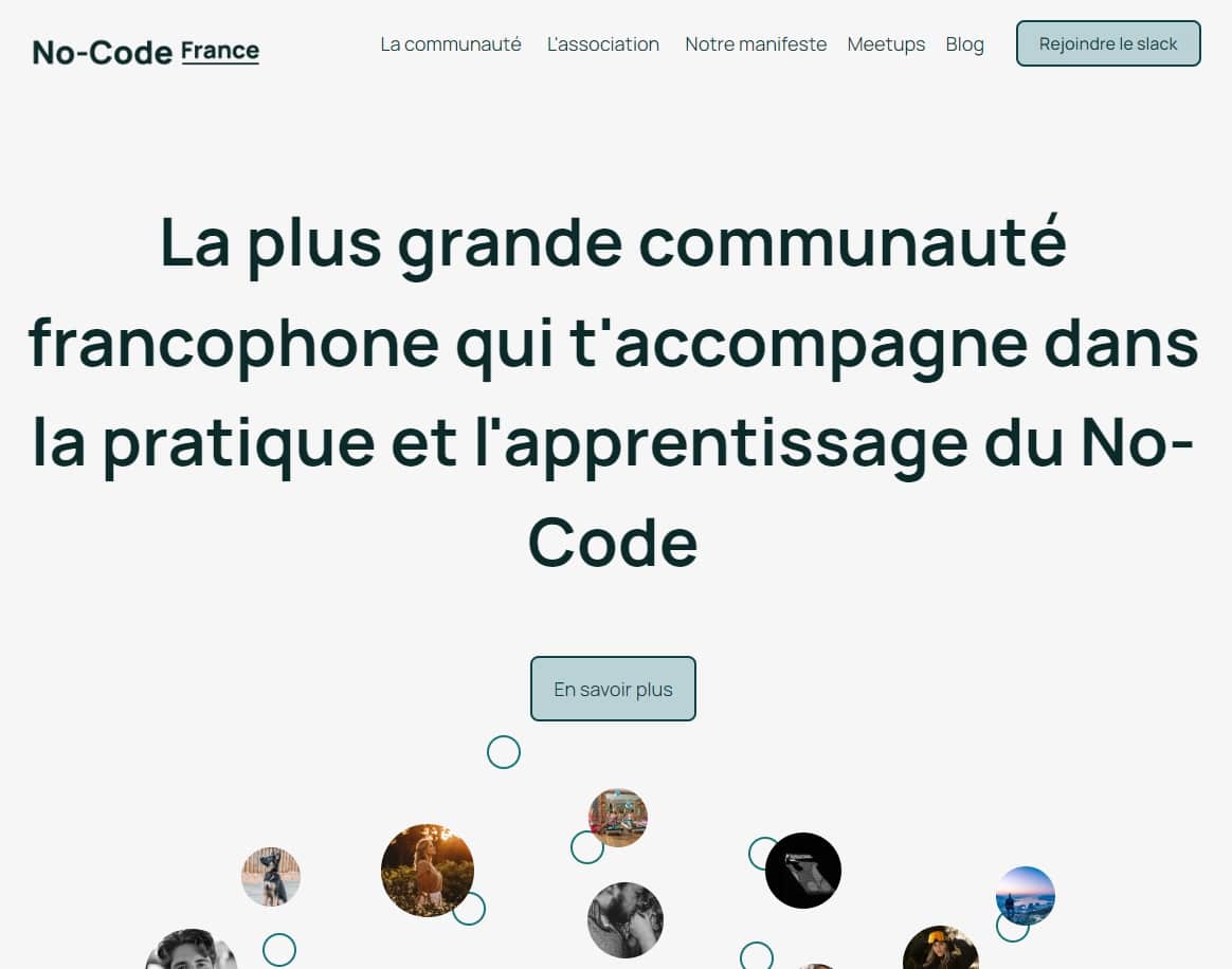 5 communautés à rejoindre pour mieux se former à Bubble 1 No Code France Communaute francophone incontournable pour se former a Bubble et au no code