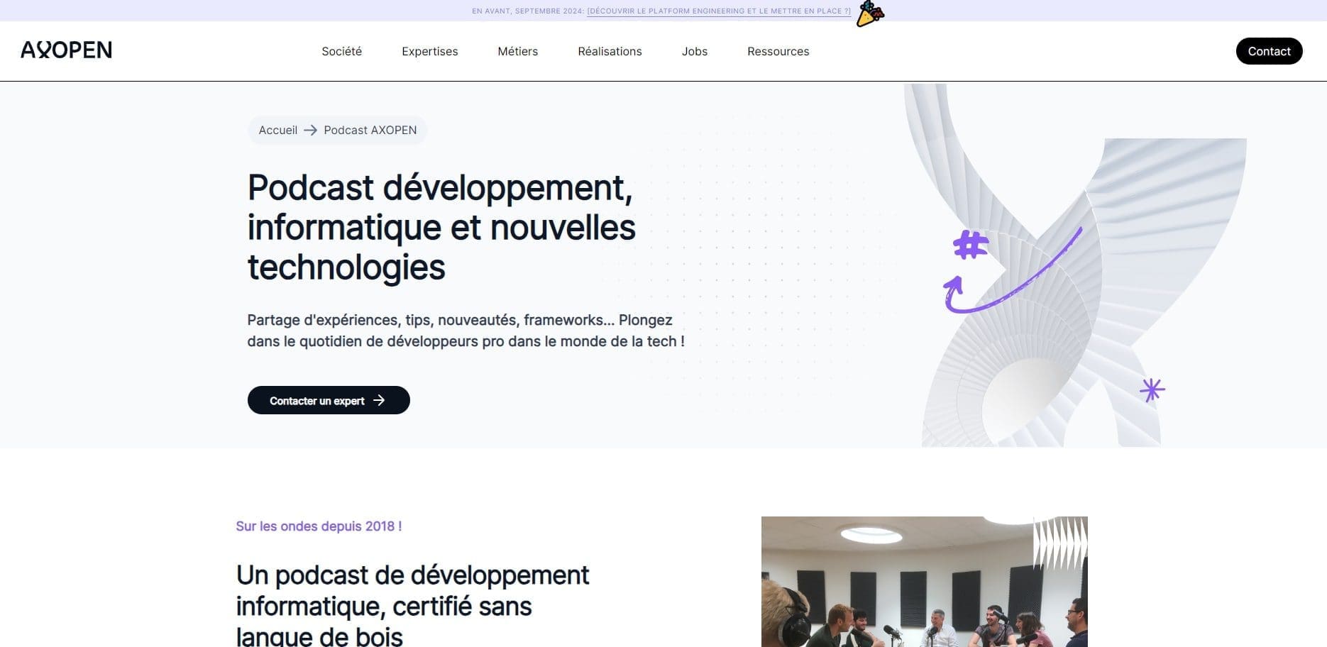 Podcast AXOPEN – Developpement et nouvelles technologies sans filtre