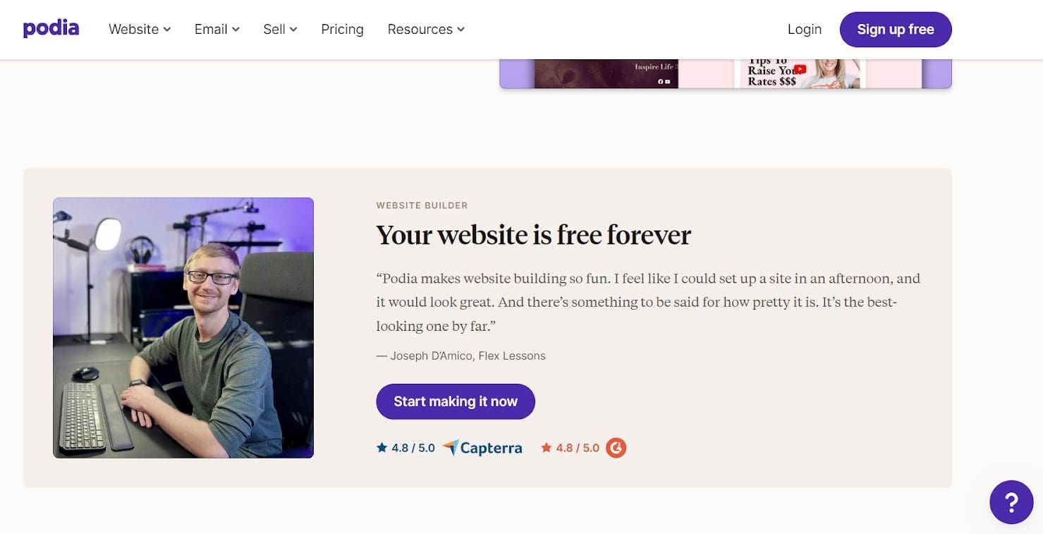 Podia La plateforme tout en un pour vendre des formations en ligne des abonnements et des produits numeriques