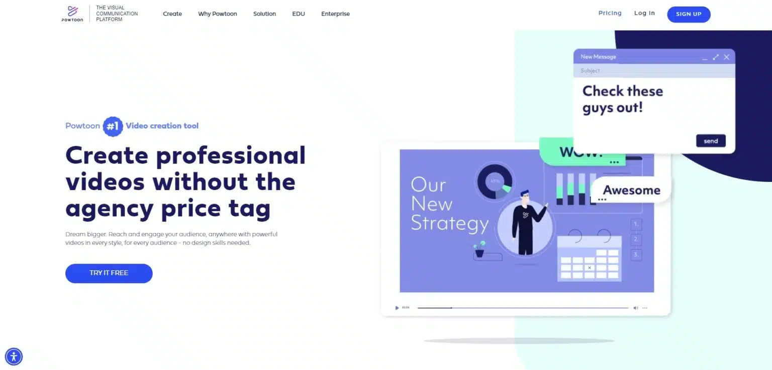 Powtoon Un outil de creation de videos professionnelles accessible a tous