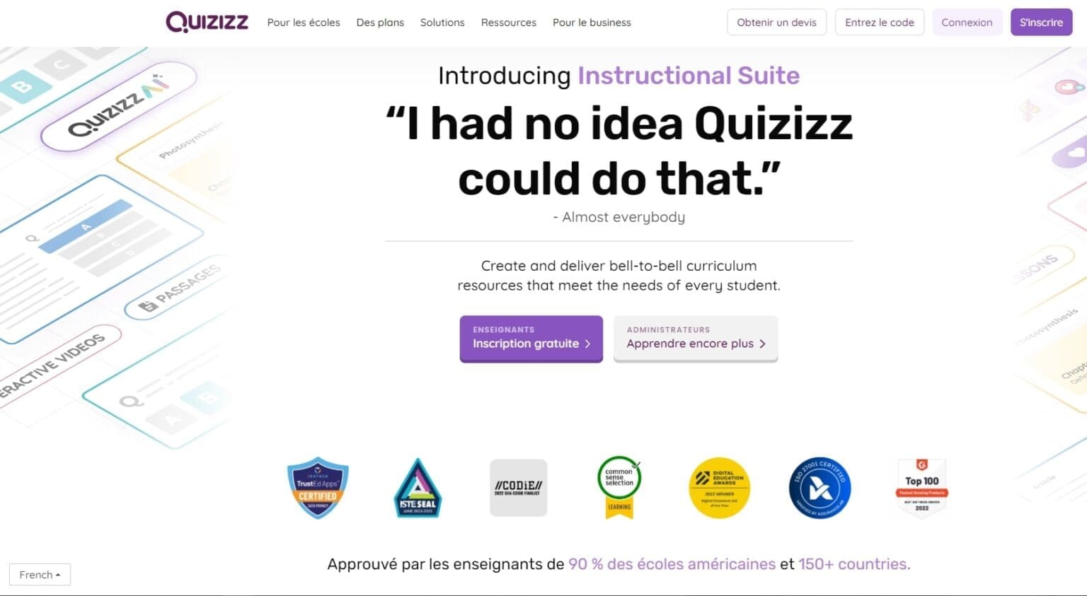 Quizziz La plateforme de quiz interactifs pour dynamiser lâapprentissage Quizziz La plateforme de quiz interactifs pour dynamiser lapprentissage