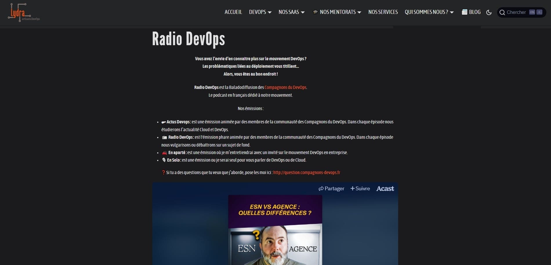 Radio DevOps – Explorer les pratiques DevOps et le cloud